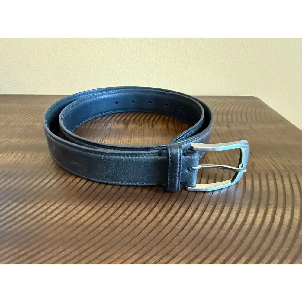 Dockers Genuine Leather Dark Brown Belt Size 36 Classic Dress Casual
